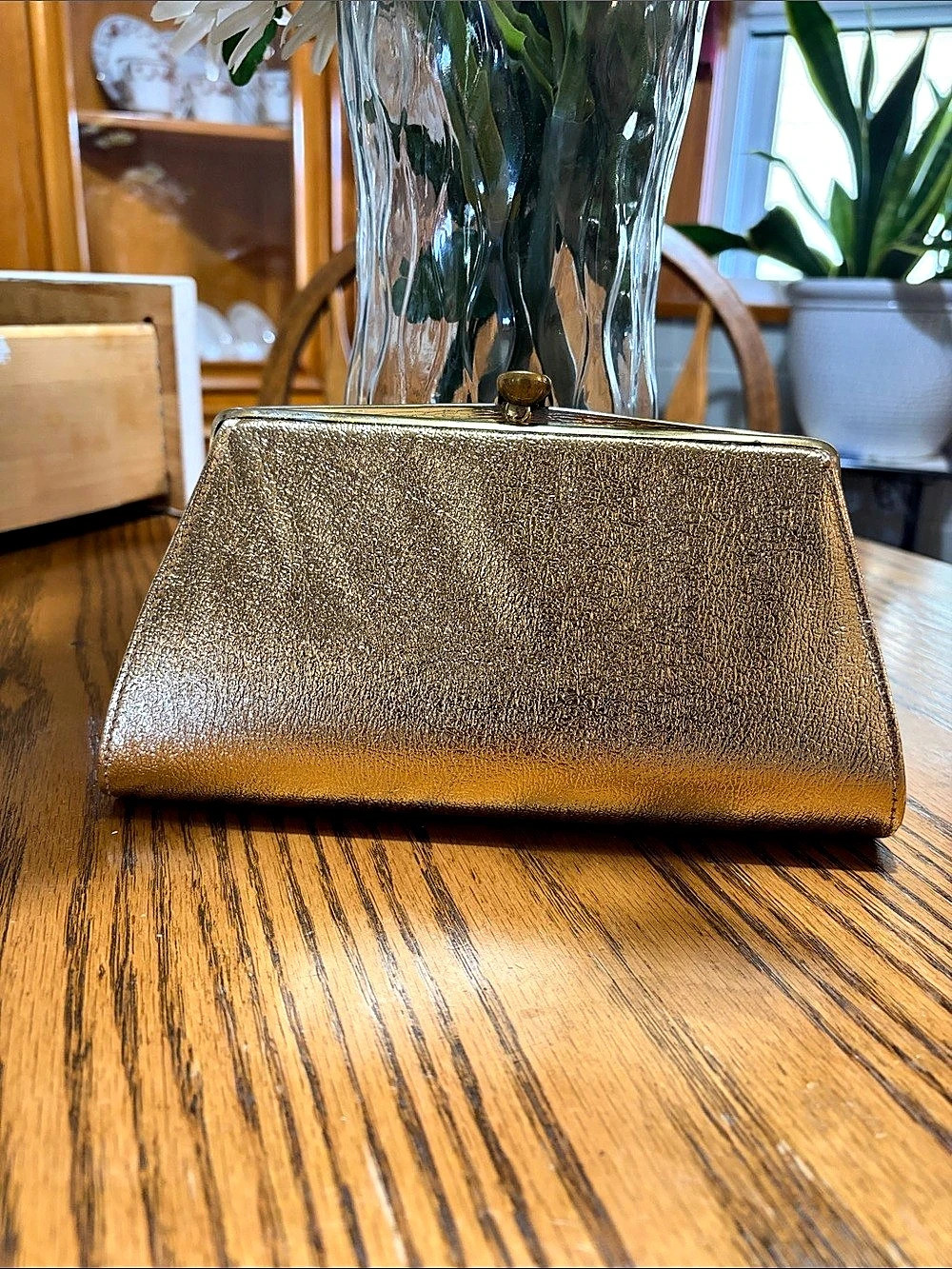 Vintage Gold Frame Clutch